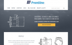 Frontline: a Website about Starter Generators for Helicopters