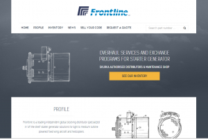 Frontline: a Website about Starter Generators for Helicopters